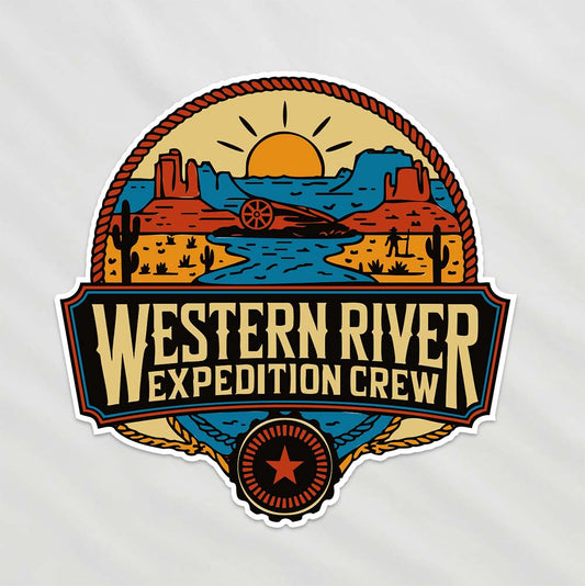 "Western River Crew" Poncho